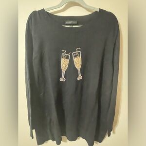 Lane Bryant sweater- black 22/24
